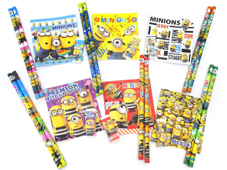50景品 ミニオンズ 4点文具セット2|【堀商店】景品・販促品・お祭り