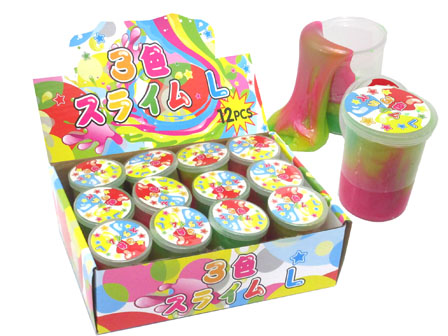 50景品 【大特価】3色スライム Lサイズ|【堀商店】景品・販促品