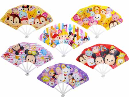 50景品 ディズニーツムツム カラフルせんす|【堀商店】景品・販促品