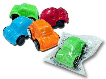 ★商談中★　605 メッキプルバックミニカー ６台セット (ケース入り) ミニカー＞プルバック☆緊急車両6pcsセット 救急車・消防車・パトカー