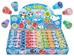 50景品　海の仲間たち丸型スタンプ2のサムネイル画像
