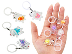 50景品　ラメ入りクリアかめちゃんワンポイン...のサムネイル画像