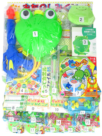 くじ 堀商店オリジナル ぴょんぴょんカエルくじ (20付)|【堀商店】景品