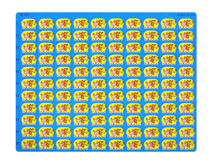 くじ　数字合わせ　1-110　K-01　アニ...のサムネイル画像
