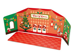 concombre　クリスマス会の背景カードの画像