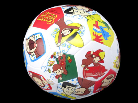 キャラ玩具 おさるのジョージ おっきなソフトボール|【堀商店】景品