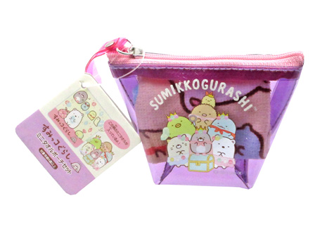 キャラ玩具 ミニタオルポーチセット2 すみっコぐらし もぐらのおうちPU
