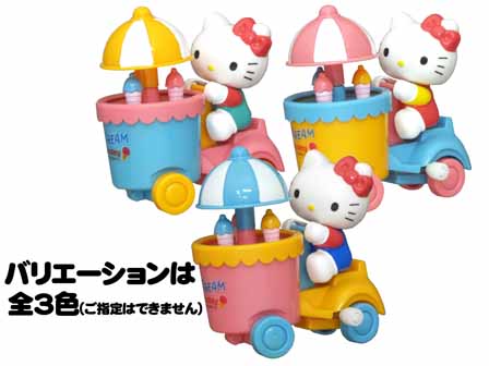 ハローキティ ハローキティのアイスクリーム屋さん ゼンマイ走行