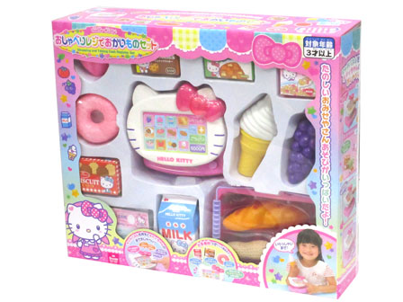 キャラ玩具 ハローキティ おしゃべりレジでおかいものセット|【堀商店