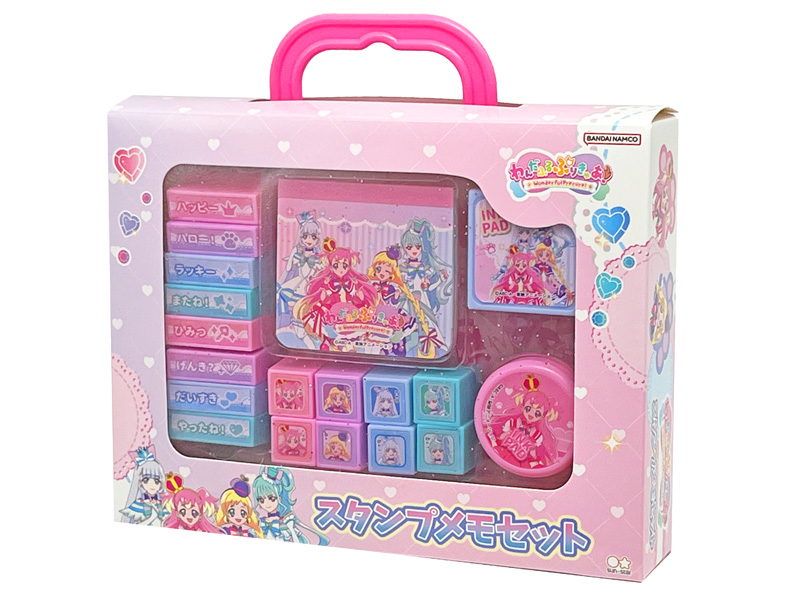 キャラ玩具 【大特価】わんだふるぷりきゅあ スタンプメモセット|【堀