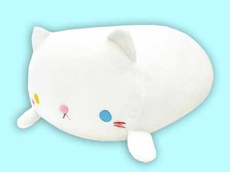 しろもっち商品 もっちぃずぅ Mサイズ シロネコ|【堀商店】景品・販促品・お祭り用品の