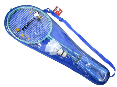 スポーツ玩具 バドミントンセット スヌーピーB：ブルー|【堀商店】景品