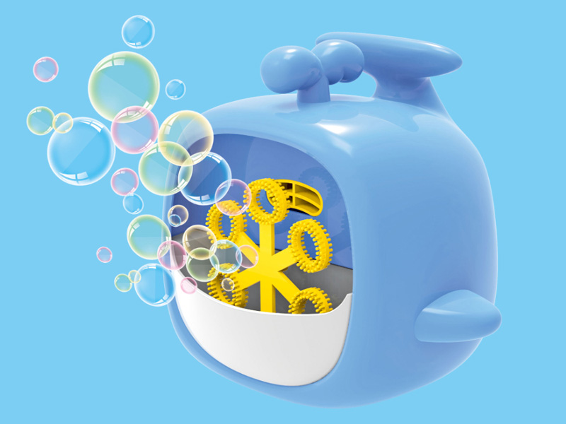 しゃぼん玉 電動キューブバブル くじら|【堀商店】景品・販促品