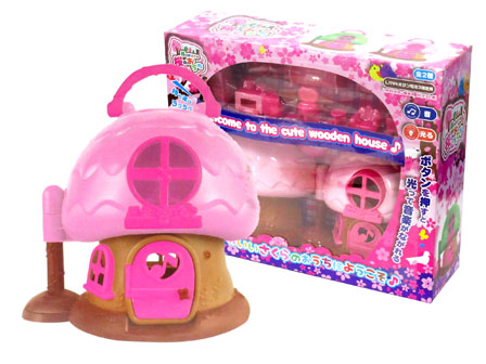 女の子おもちゃ 森のおおきな桜のおうち【全2色：選べません