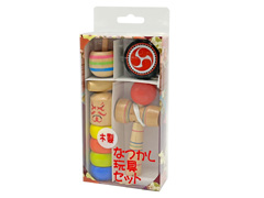 木のおもちゃ　【大特価】木製なつかし玩具セットのサムネイル画像