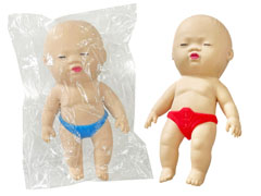 男女共用おもちゃ　すやすや赤ちゃんスクイーズ...のサムネイル画像