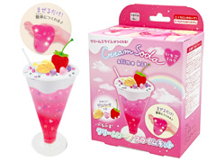 工作　クリームソーダスライムキット いちごミ...のサムネイル画像