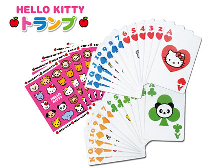 100景品 ハローキティ トランプ|【堀商店】景品・販促品・お祭り用品の