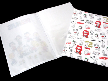 100景品 スヌーピークリアファイル10ポケット|【堀商店】景品・販促品