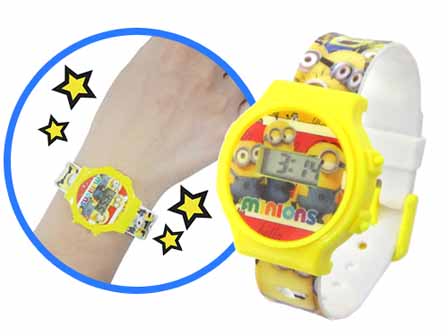 100景品 ミニオンズ デジタルウォッチ|【堀商店】景品・販促品・お祭り 
