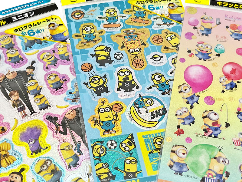100景品 ミニオン キラッとシール|【堀商店】景品・販促品