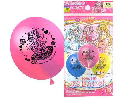 プリキュア 風船セット 3個入りを34袋、新品未開封 プリキュア 風船セット 3個入りを34袋、新品未開封