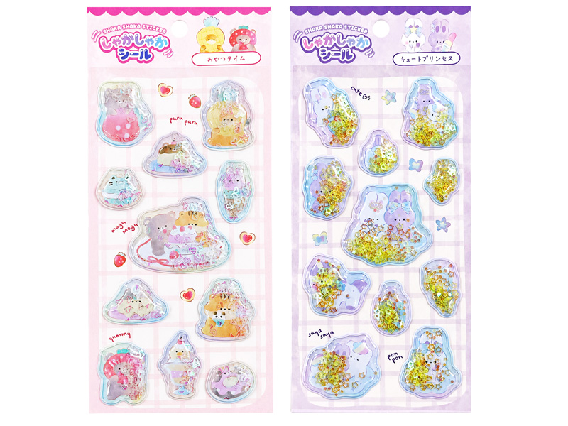 100景品　しゃかしゃかシールのサムネイル画像