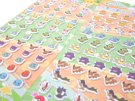 100景品 ポケットモンスター プチプチシール 2|【堀商店】景品・販促品 