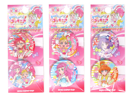 100景品　【大特価】トロピカル～ジュ！プリキュア　クリップカンバッチ
