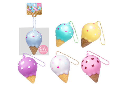 100景品　ファンシースクイーズ　アイスクリーム
