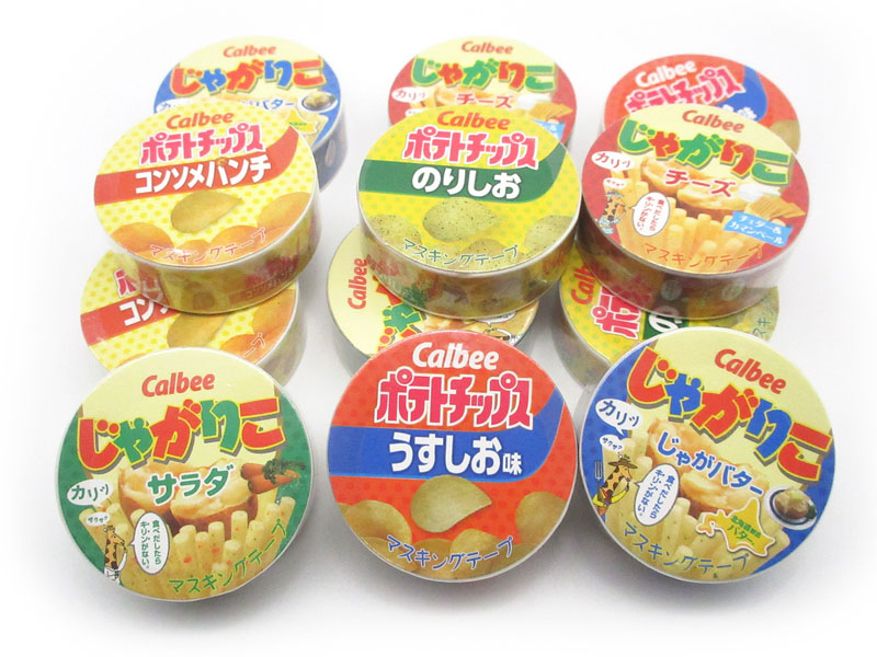 100景品 カルビーマスキングテープ|【堀商店】景品・販促品・お祭り