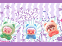 100景品　スイートキャット　ルル　おすわりのサムネイル画像