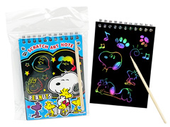 100景品　スヌーピー　スクラッチノートのサムネイル画像