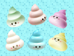 100景品　にっこりうんちスクイーズのサムネイル画像