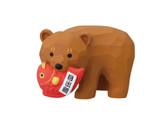 concombre 福運び木彫熊のサムネイル画像