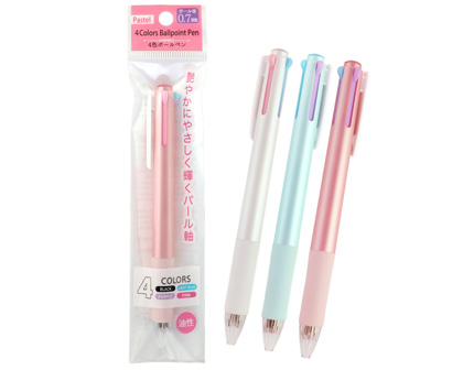 景品文具　4色ボールペン Pastel 0....のサムネイル画像