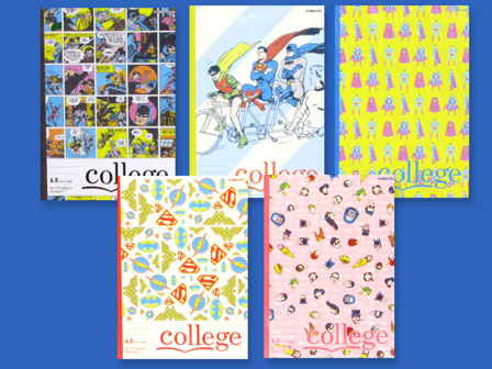 キャラ文具 Collegeノート 5冊パック Dcコミック Expand 堀商店 景品 販促品 お祭り用品の激安販売