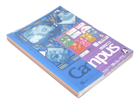 キャラ文具 鬼滅の刃 キャンパスノート A罫 5冊パック |【堀商店】景品