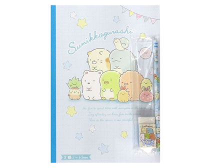 文具セット すみっコぐらし 方眼ノートセット|【堀商店】景品・販促品