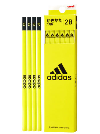 スポーツ文具　adidas　かきかた鉛筆六角...の画像