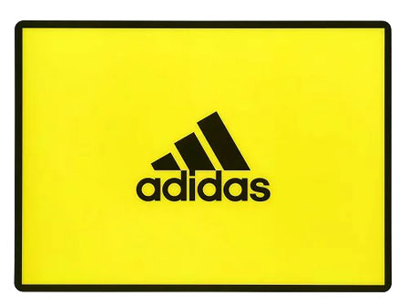 スポーツ文具　adidas　下敷き　黄黒のサムネイル画像