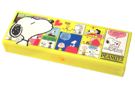 キャラ文具 プラペンケース スヌーピー D イエロー 堀商店 景品 販促品 お祭り用品の激安販売