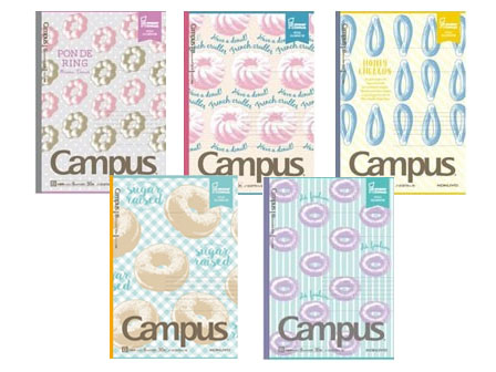 Campus 限定5色パックB罫 ミスタードーナツ：クラシック|【堀商店