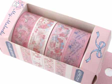 キャラ文具 マスキングテープ4P マイメロディ|【堀商店】景品