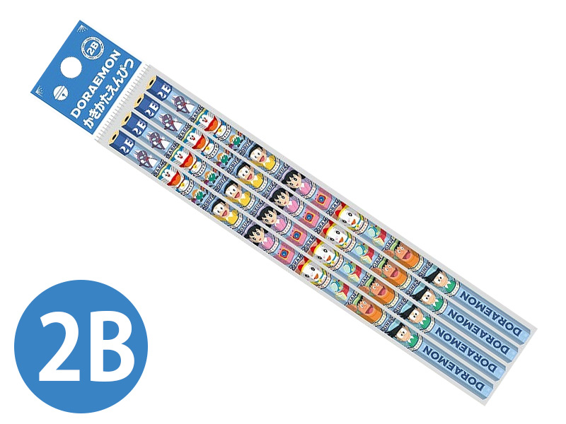 キャラ文具 ドラえもん【2025】 かきかたえんぴつ2B 4本パック|【堀