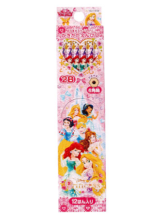 ディズニー　プリンセス　鉛筆　3箱セット　かきかたえんぴつ　2B　6B　赤鉛筆 キャラ文具 ディズニープリンセス 鉛筆2B ダースDX|【堀商店