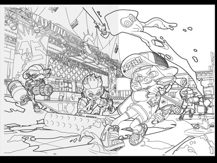 キャラ文具 B5ぬりえ スプラトゥーン2 堀商店 景品 販促品 お祭り用品の激安販売 キャラ文具 B5ぬりえ スプラトゥーン2 堀商店 景品 販促品 お祭り用品の激安販売