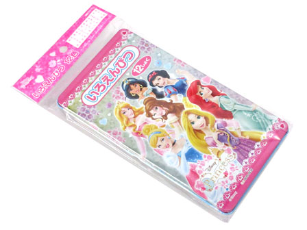 キャラ文具 ディズニープリンセス 19 色鉛筆 12色 堀商店 景品 販促品 お祭り用品の激安販売
