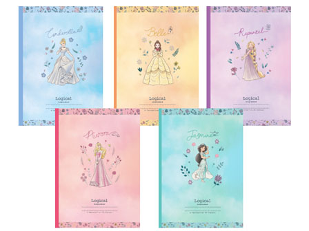 ロジカルノート5冊パック セミB5A罫7mm プリンセス スイート|【堀商店