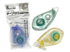 景品文具　テープのり　8mm×8ｍ　クリアカ...のサムネイル画像